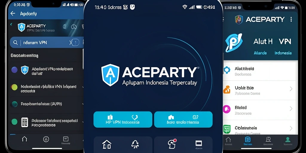 Tampilan antarmuka ACEPARTY yang menarik dan fungsional.