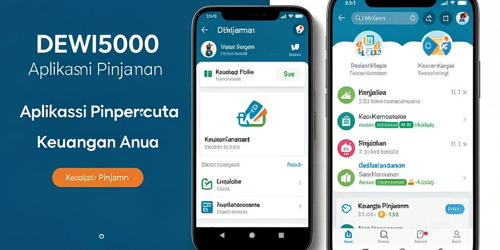 Tampilan antarmuka DEWI5000 yang intuitif dan mudah digunakan.