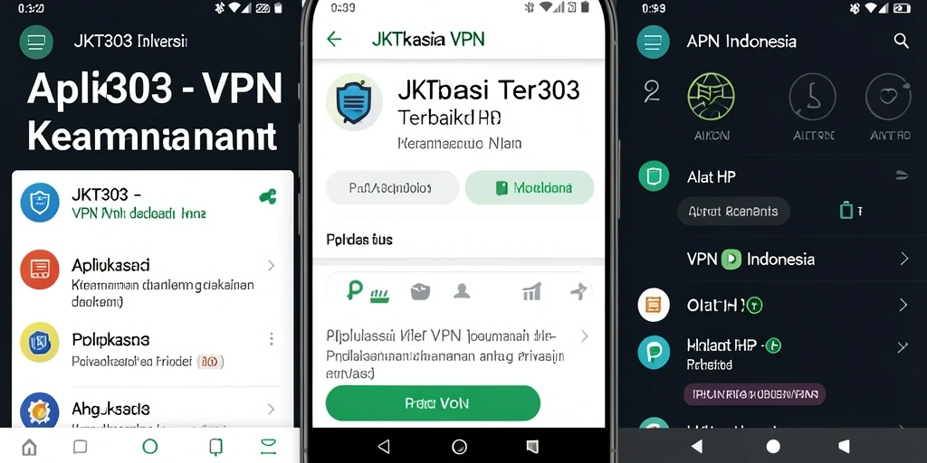 Tampilan antarmuka JKT303 yang intuitif dan mudah digunakan.