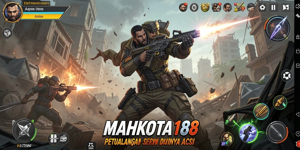 Tampilan antarmuka permainan MAHKOTA188 yang dinamis dan menarik.