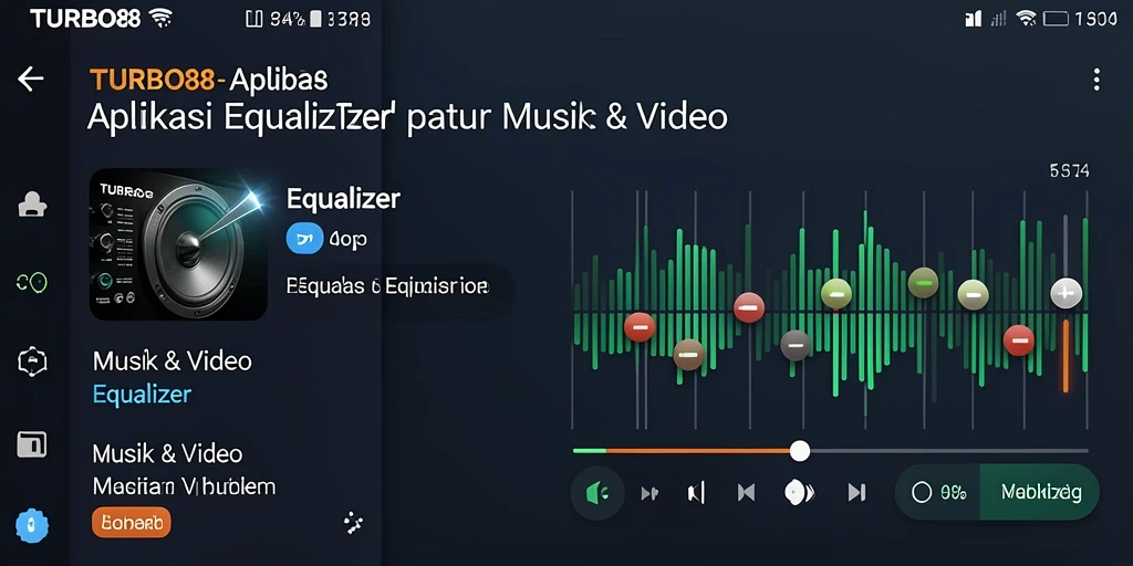 Antarmuka user-friendly dan fitur equalizer lengkap di TURBO88.