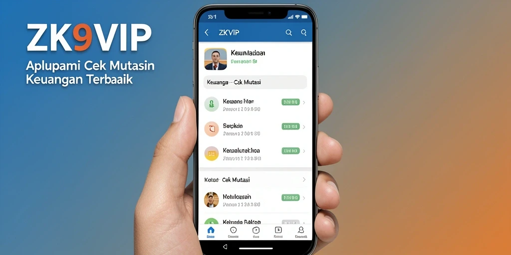 Tampilan antarmuka ZK9VIP menunjukkan fungsi cek mutasi yang intuitif.