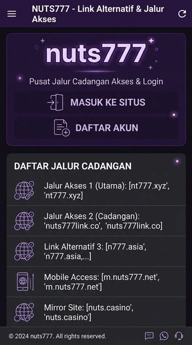 Link Alternatif Terpercaya untuk Akses nuts777